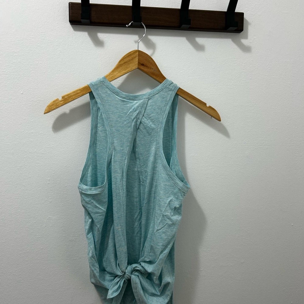Lululemon Blue tie back tank